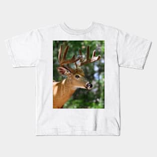 As smooth as velvet - White-tailed Deer Kids T-Shirt